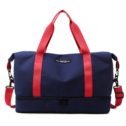 Women's Gym & Weekender Bag Waterproof Travel Duffle with Shoe Compartment