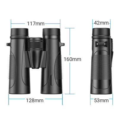 AquaView 10x42 Waterproof Binoculars – HD Low Light Power