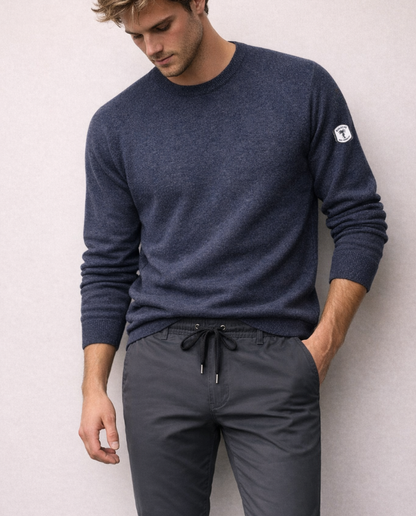 Half Moon Sweater (Heather Navy)