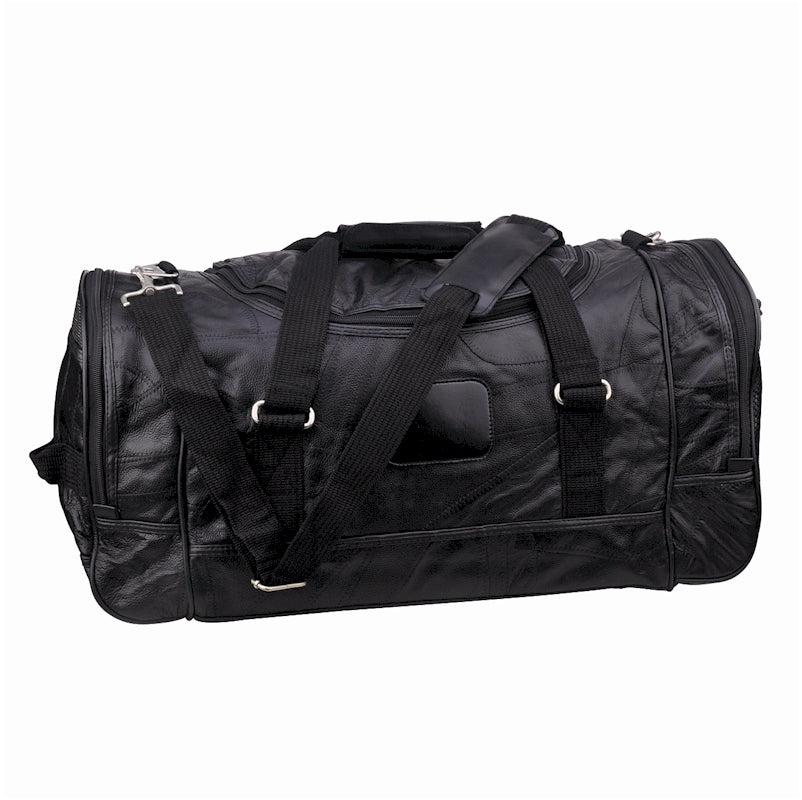 21-Inch Genuine Leather Duffle Bag