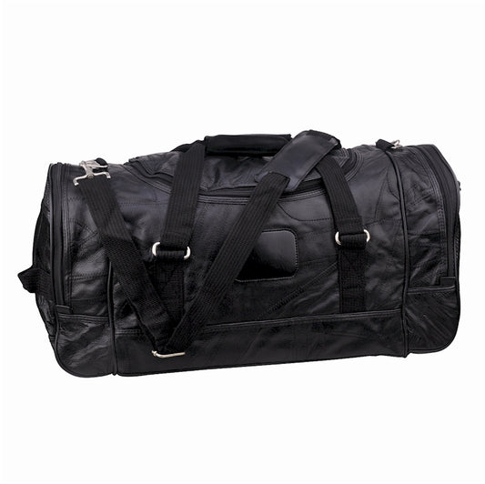 21-Inch Genuine Leather Duffle Bag