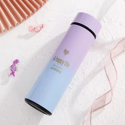 500ML Smart Thermos Water Bottle Led Digital Temperature Display Stainless Steel Coffee Thermal Mugs Intelligent Insulation Cups