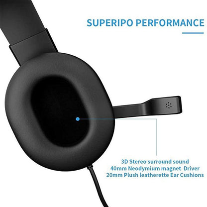Dragon Space G3600 Wired Gaming Headset – Stereo PC Headphones