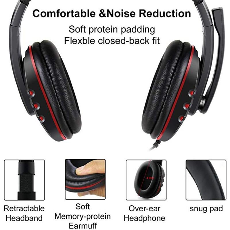 Dragon Space G3600 Wired Gaming Headset – Stereo PC Headphones