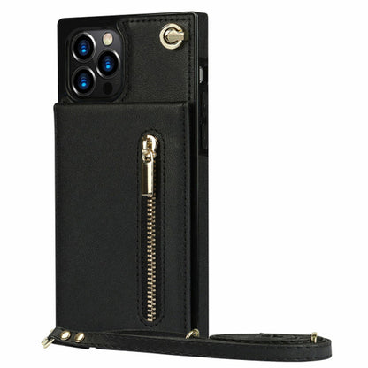 Slim iPhone Wallet Case with Crossbody Strap