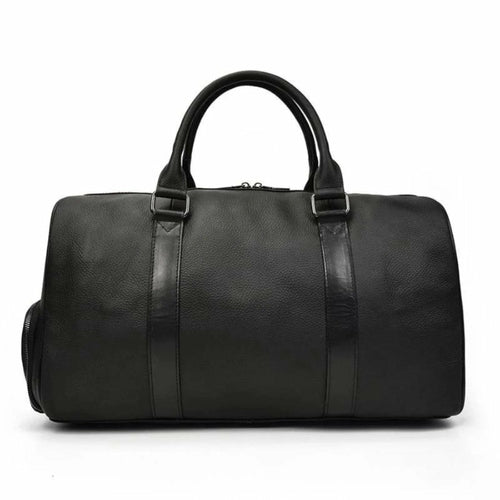 The Endre Vintage Leather Weekender Duffel
