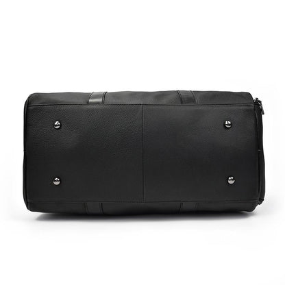 The Endre Vintage Leather Weekender Duffel