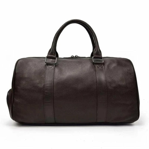 The Endre Vintage Leather Weekender Duffel