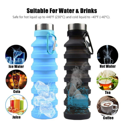 Collapsible 20oz Water Bottle