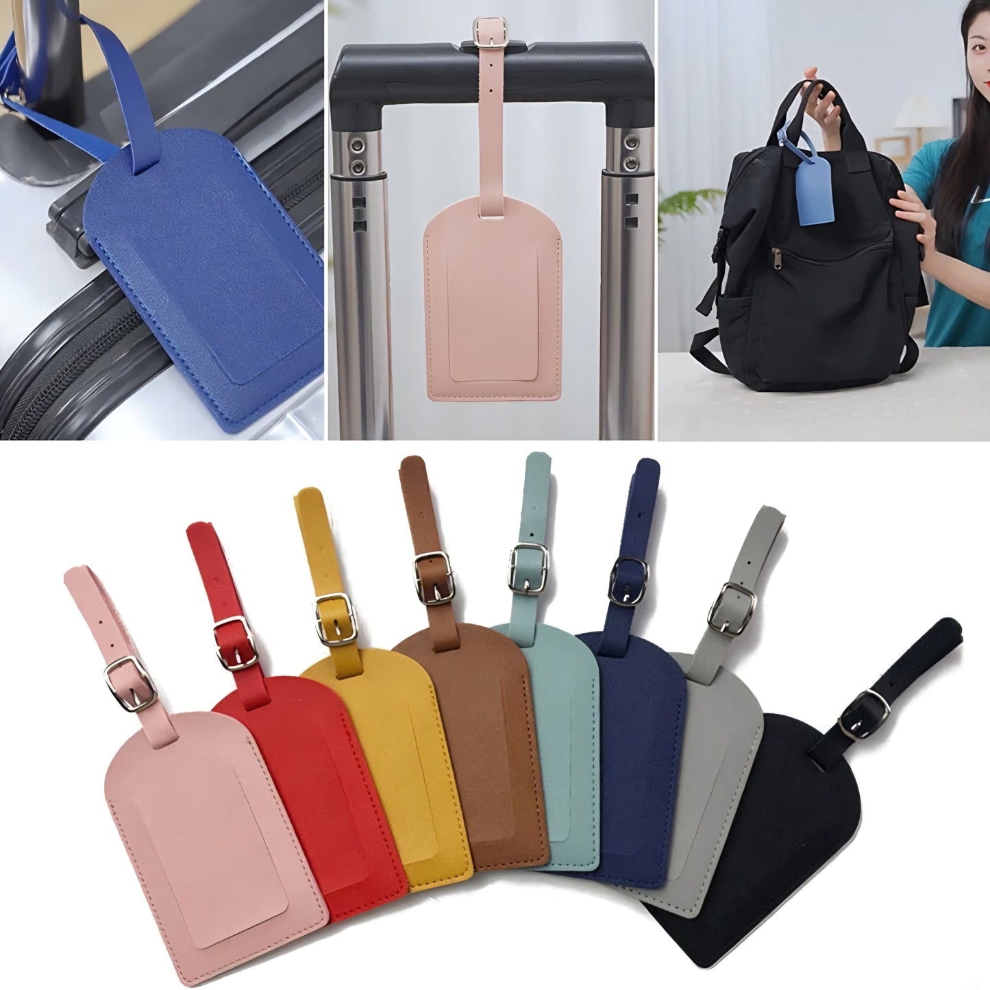 Leather Luggage Tag