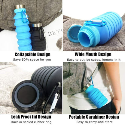 Collapsible 20oz Water Bottle