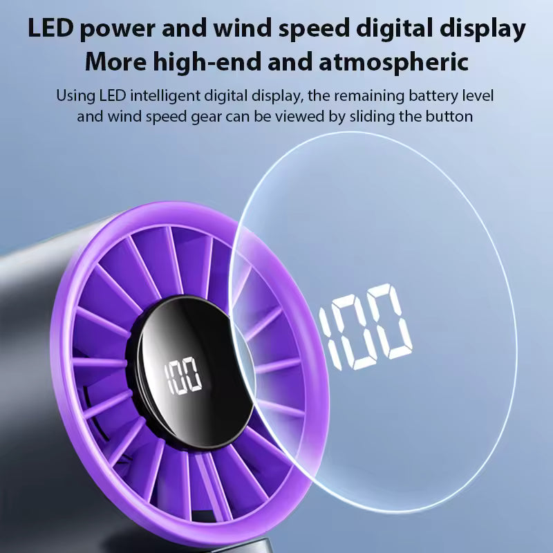 Portable Turbine Fan – Rechargeable