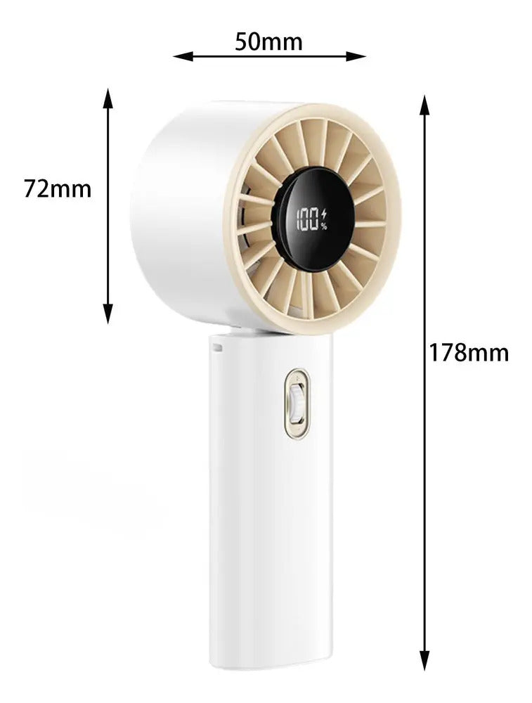 Portable Turbine Fan – Rechargeable