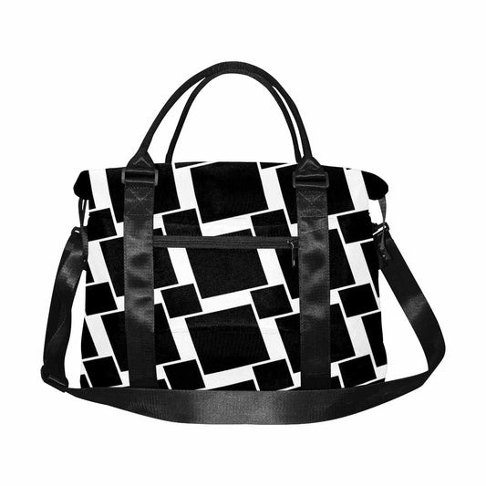 Large-Capacity Canvas Carry-On Duffel – Black