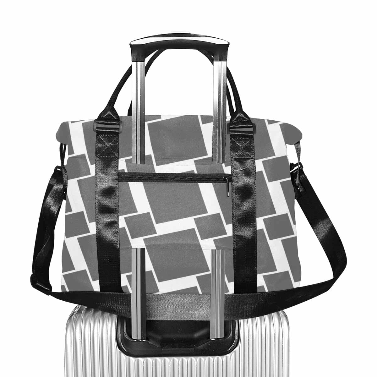 Large-Capacity Canvas Carry-On Duffel – Grey