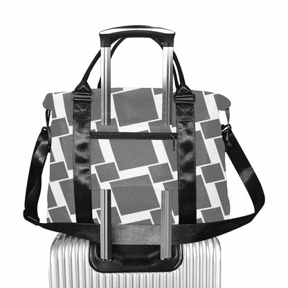 Large-Capacity Canvas Carry-On Duffel – Grey
