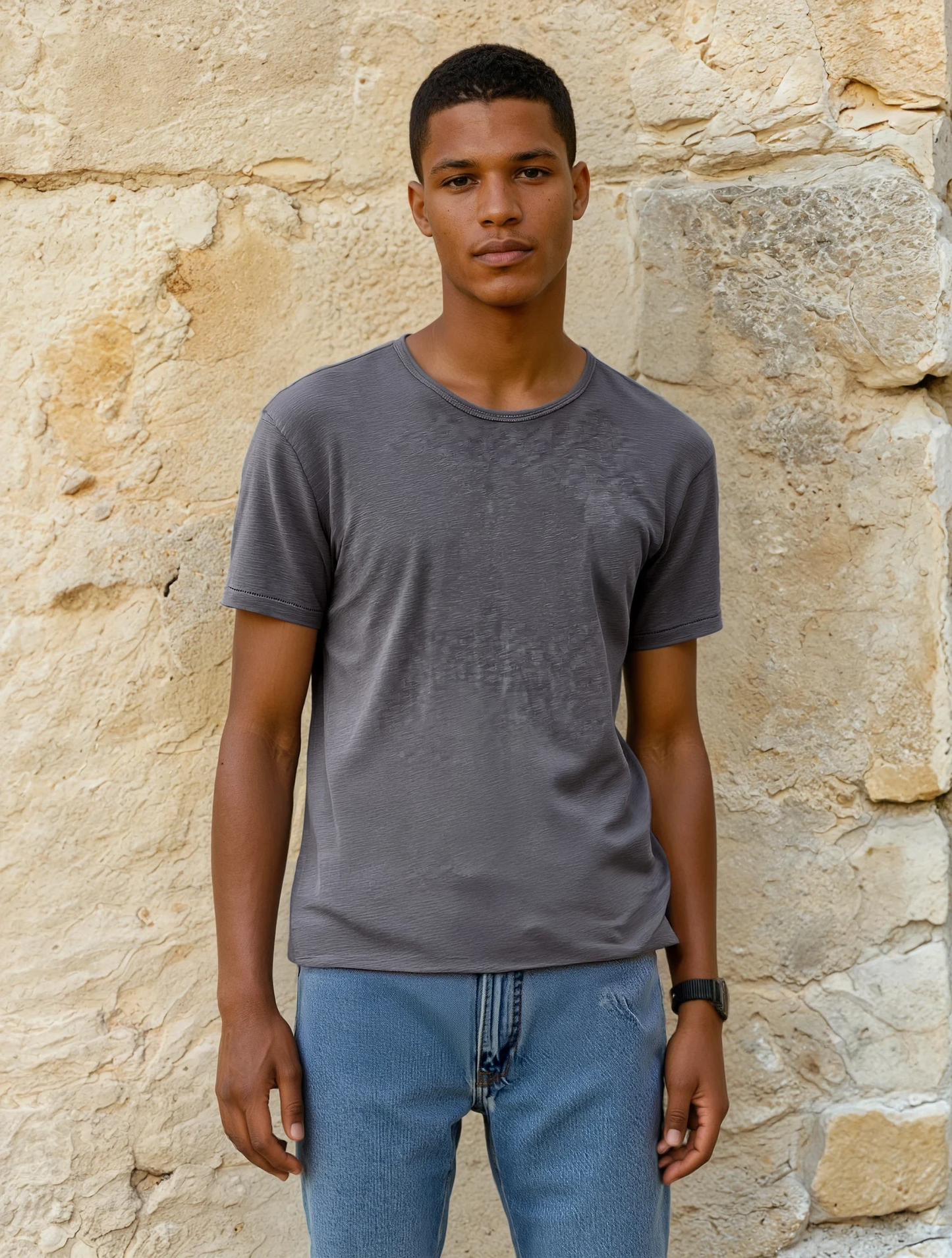 4 Corners crew neck (Ash Gray)